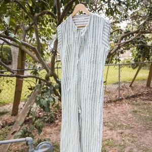 Doen Biarritz Striped Seaside Pockets Marine Combo